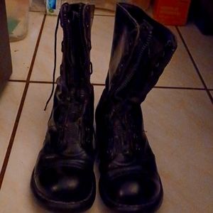 Corcoran VTG US Army Paratrooper Black Combat Boots USA Wo